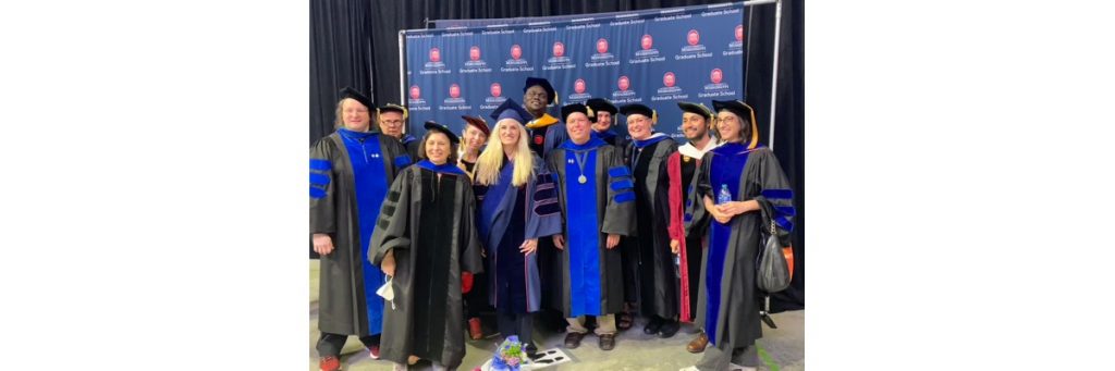 May 5, 2022: Doctoral Hooding Ceremony of Jimoh Braimoh and Marta Galindo